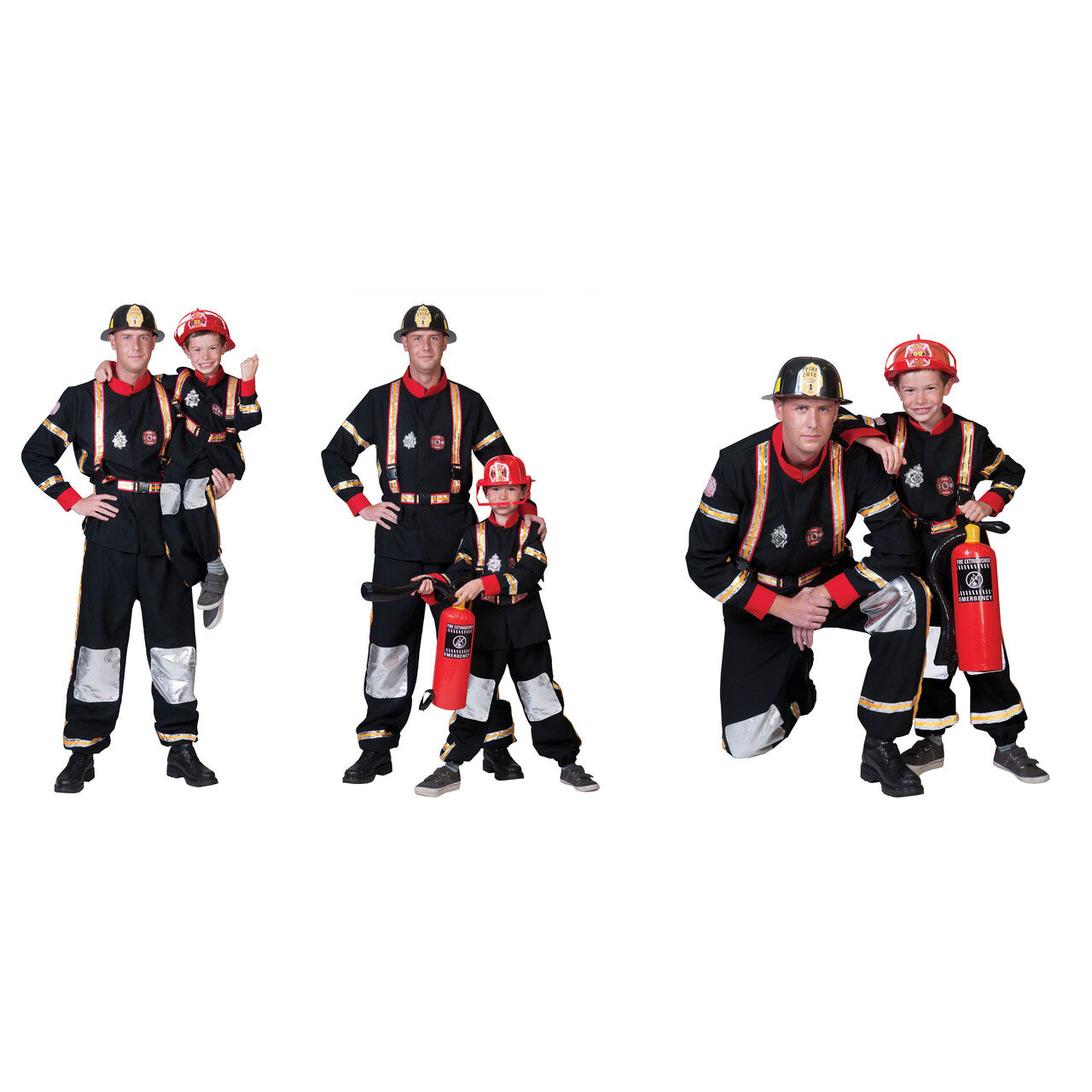 Op deze afbeelding zie je een Kostuums, van het merk Funny Fashion. Heldhaftige Brandweerman Tom Jongen Kostuum