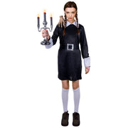 Op deze afbeelding zie je een Kostuums, van het merk Funny Fashion. Student Van Nevermore School Meisje Kostuum