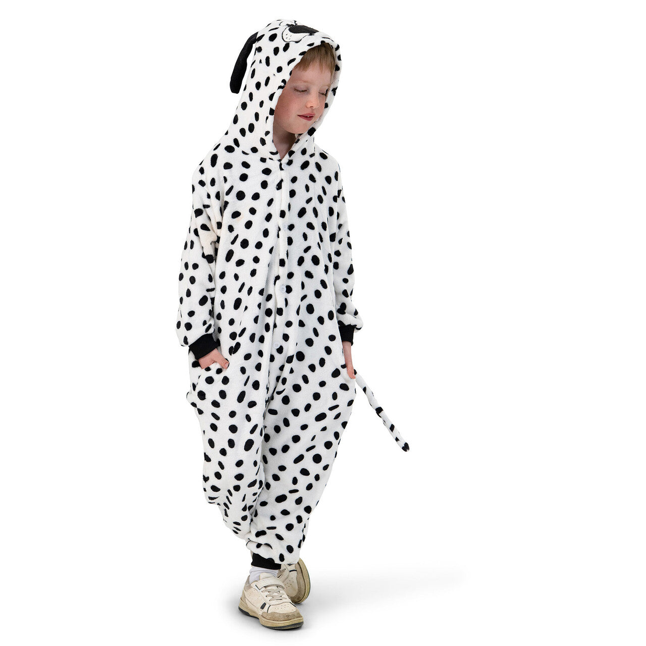 Op deze afbeelding zie je een Kostuums, van het merk Funny Fashion. 1 Van De 100 Dalmatiers Kind Kostuum