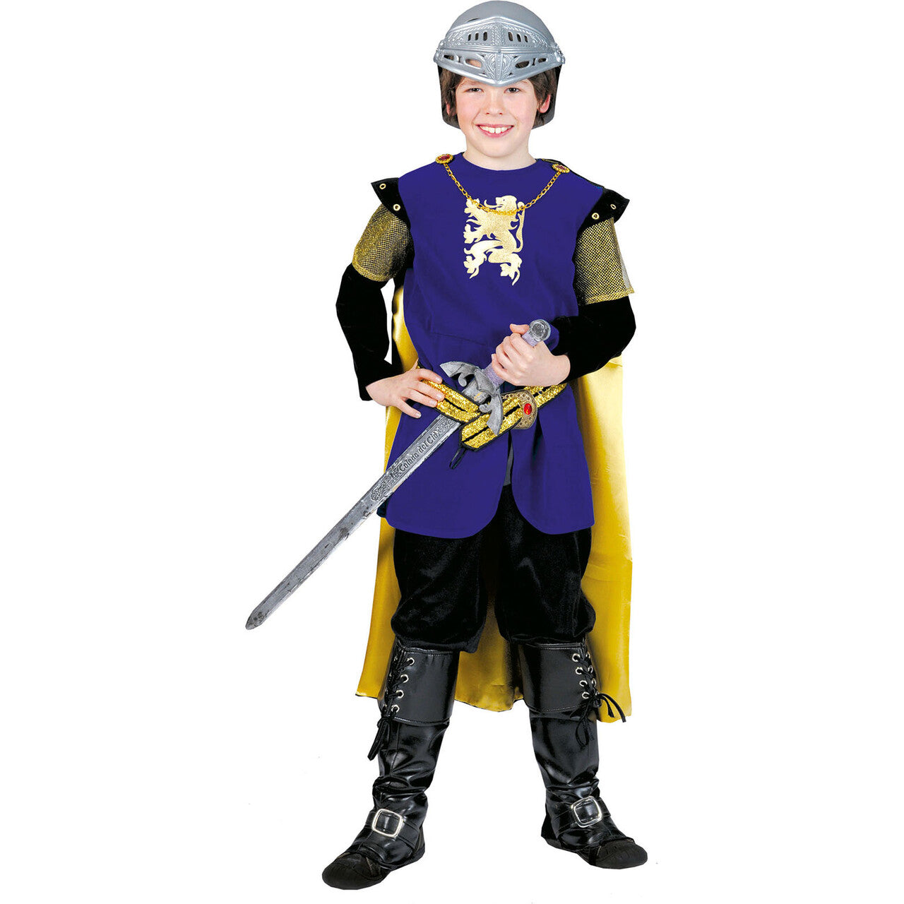 Op deze afbeelding zie je een Kostuums, van het merk Funny Fashion. Moedig Hart Ridder Jongen Kostuum