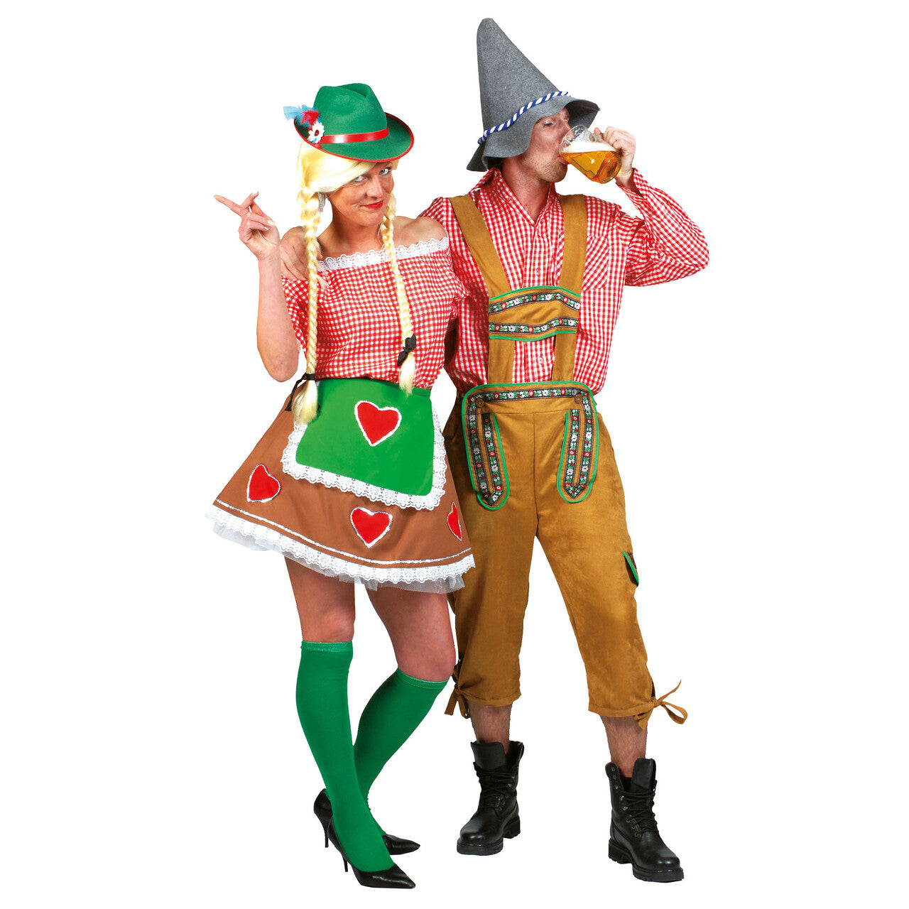 Op deze afbeelding zie je een Kostuums, van het merk Funny Fashion. Munchen Dirndl Vrouw Kostuum
