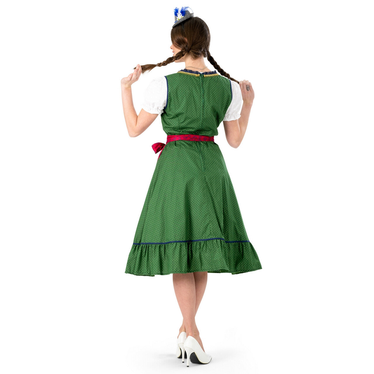 Op deze afbeelding zie je een Kostuums, van het merk Funny Fashion. Bierpullen Kampioen Kristin Vrouw Kostuum