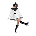 Pierrot In Weiß Damenkostüm