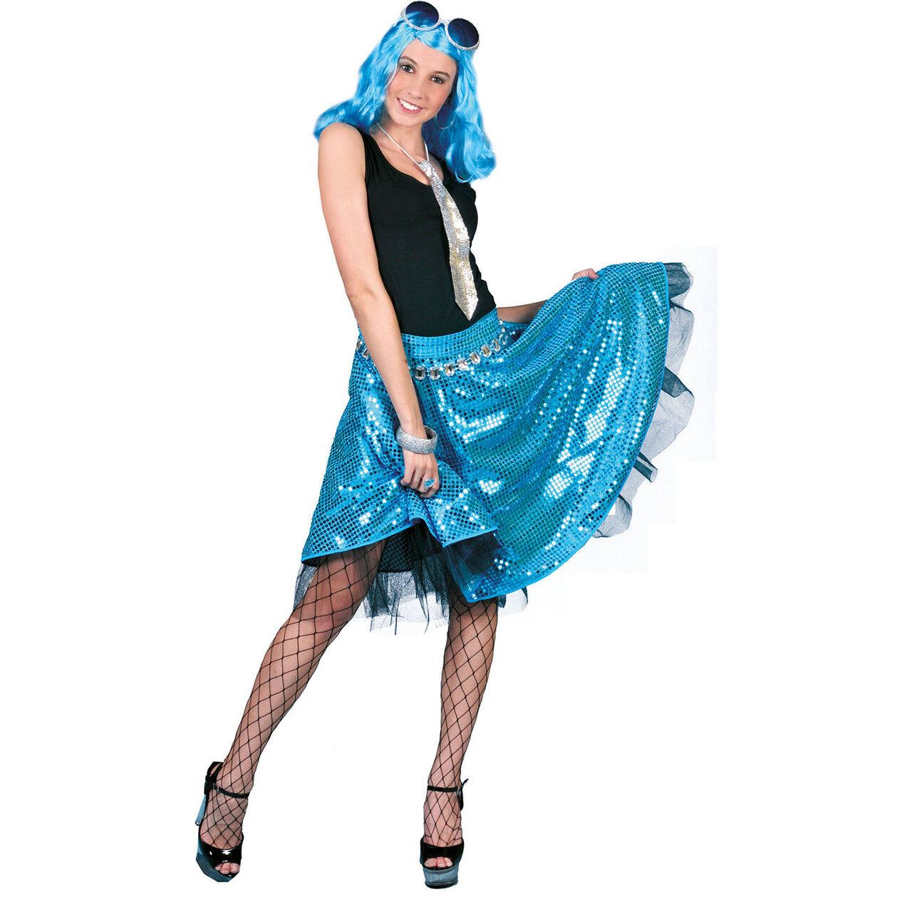 Op deze afbeelding zie je een Kostuums, van het merk Funny Fashion. Discorama Rok Vrouw