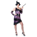 Lila Show Flapper Damenkostüm