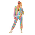 Regenbogen-Pailletten-Jogginganzug Damenkostüm