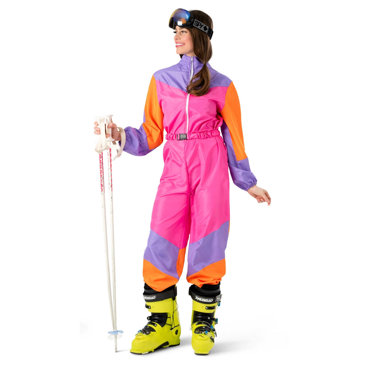 Op deze afbeelding zie je een Kostuums, van het merk Funny Fashion. Skiing Skylar Vrouw Kostuum