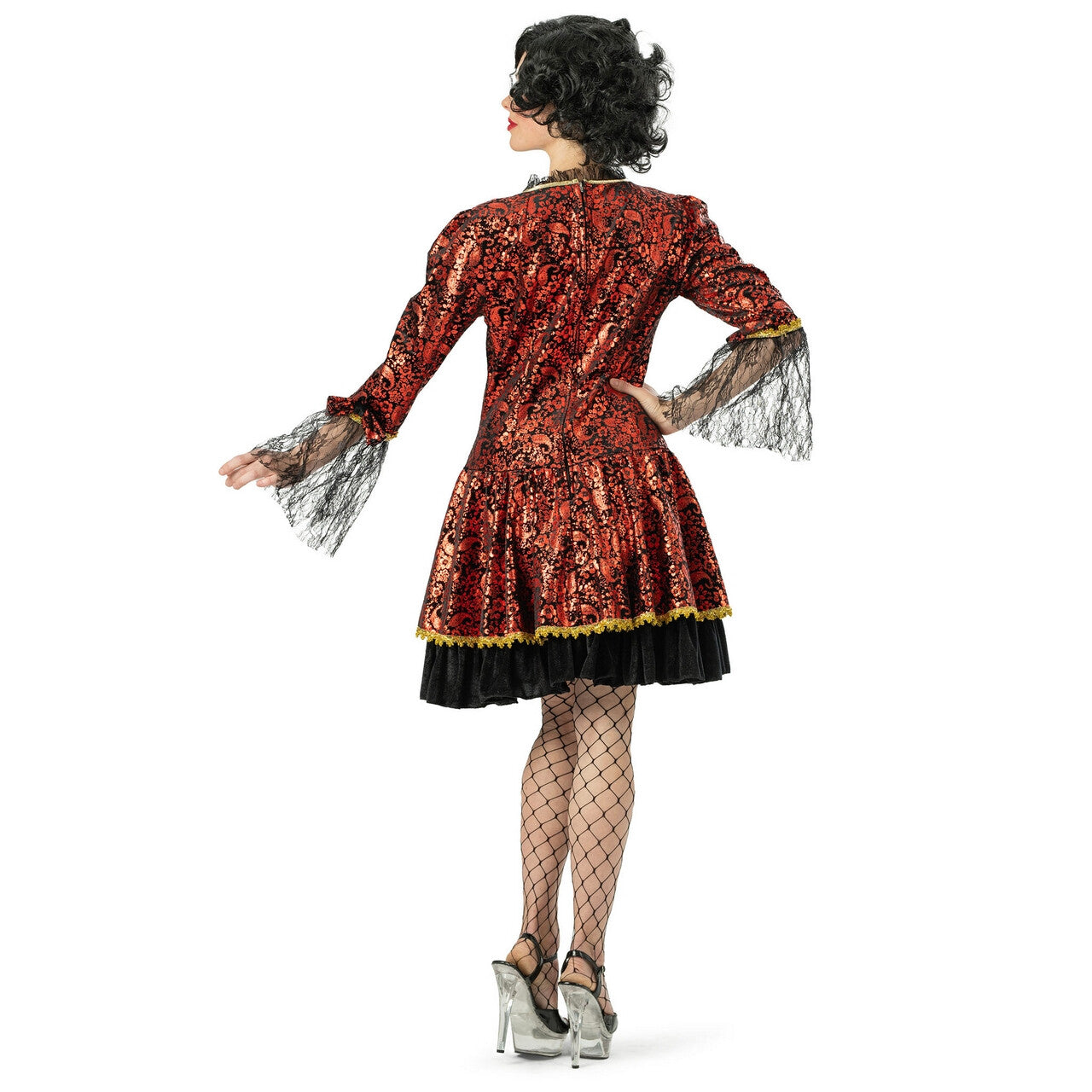 Op deze afbeelding zie je een Kostuums, van het merk Funny Fashion. Deftige Hofdame Van Kasteel Chiqueville Vrouw Kostuum