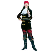 Op deze afbeelding zie je een Kostuums, van het merk Funny Fashion. Piraat Espanha Kostuum Vrouw