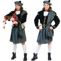 Blaue Kilt-O’connor Herrenkostüm