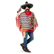 Op deze afbeelding zie je een Kostuums, van het merk Funny Fashion. Poncho Carmelito De Carlo Kostuum