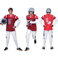 Highschool American Footballspieler Quarterback Herrenkostüm