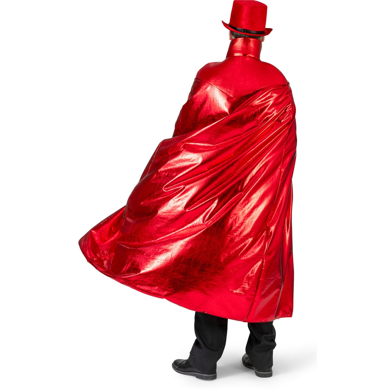 Op deze afbeelding zie je een Kostuums, van het merk Funny Fashion. Duivelse Cape Metallic Rood