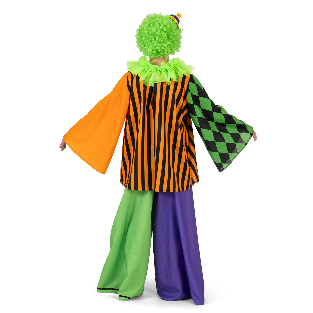 Op deze afbeelding zie je een Kostuums, van het merk Funny Fashion. Lachen Met Clown Pierolino Kostuum