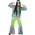 Blumenfunk Hippie Herrenkostüm