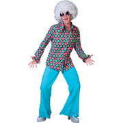 Op deze afbeelding zie je een Kostuums, van het merk Funny Fashion. Disco Dot Hemd Man
