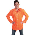 Neonorange -Hemd Herren
