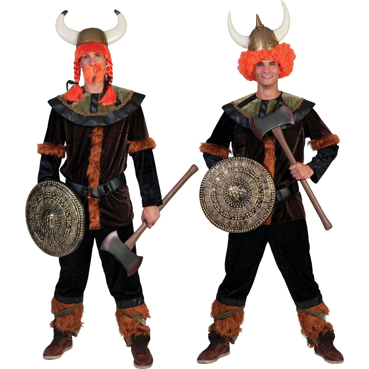 Op deze afbeelding zie je een Kostuums, van het merk Funny Fashion. Viking Victor Kostuum Man
