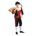Schwarz-Rotes Hofpage Outfit Herren