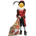Schwarz-Rode Piet Art / Teen Pete Anzug für Kinder