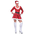 Glitzer Weihnachtsmann Weihnachtskleid Damenkostüm