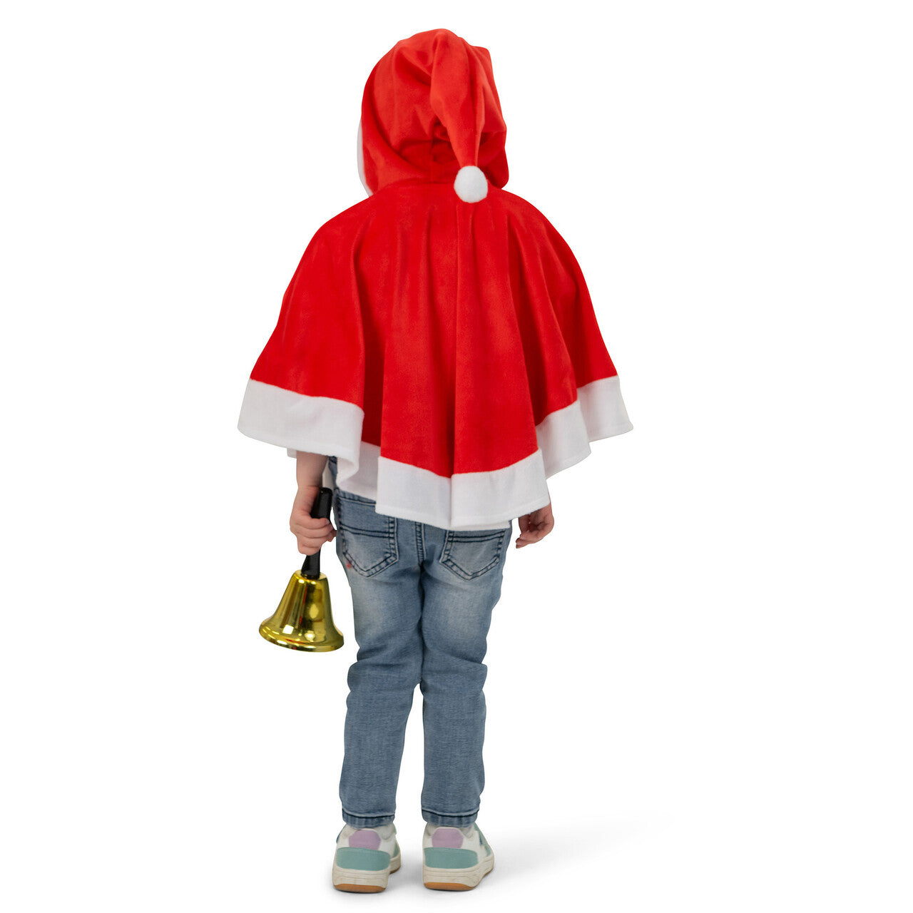 Op deze afbeelding zie je een Kostuums, van het merk Funny Fashion. Poncho Kleine Kerst Man Kind