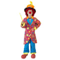 Lustiger Clown Mit Sternenmuster Kostüm für Kinder