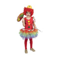 Bunter Pierrot Clown Kostüm für Mädchen