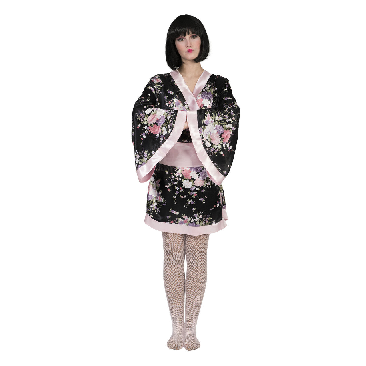 Op deze afbeelding zie je een Kostuums, van het merk Funny Fashion. Japanse Kimono Shimasake Vrouw Kostuum