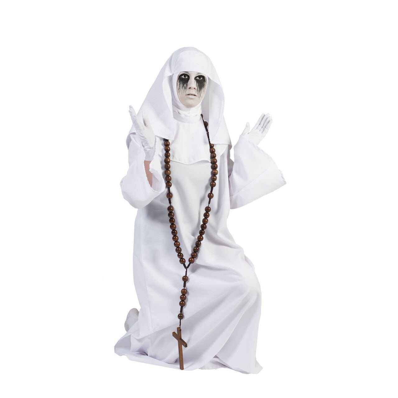 Op deze afbeelding zie je een Kostuums, van het merk Funny Fashion. Horror Non Soraya Vrouw Kostuum