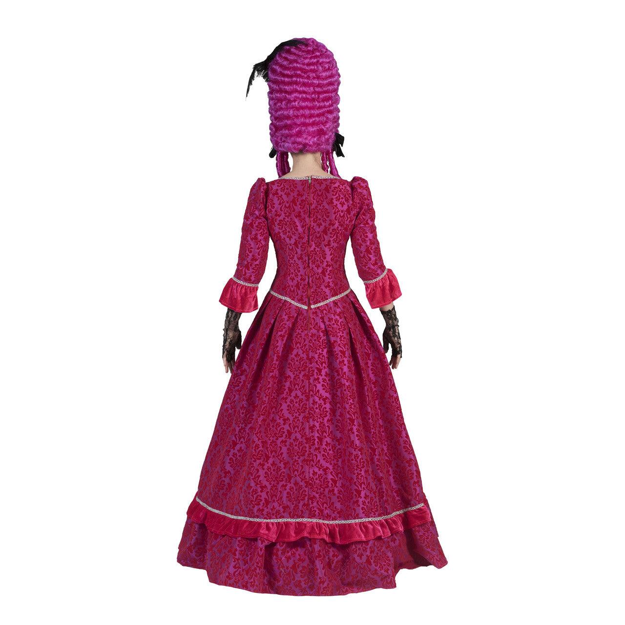 Op deze afbeelding zie je een Kostuums, van het merk Funny Fashion. Roze Barok Beauty Vrouw Kostuum