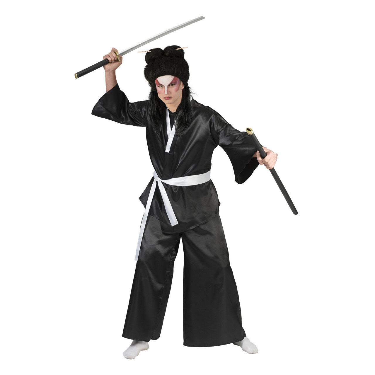 Op deze afbeelding zie je een Kostuums, van het merk Funny Fashion. Katana Samurai Kostuum