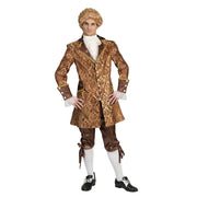 Op deze afbeelding zie je een Kostuums, van het merk Funny Fashion. Gouden Barok Heer Man Kostuum