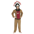 Chief Head Indian Agutha Herrenkostüm