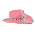 Westernhut Glitzer Pink