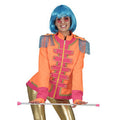 Beatles Lonely Hearts Club Band Jacke Orange Damen