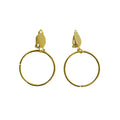 Piraten Creolen Clips Gold