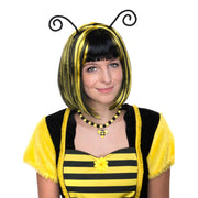 Op deze afbeelding zie je een Accessoires, van het merk Funny Fashion. Zwart Gele Pruik Bij