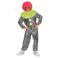 Lächerlicher Pierrot Clown Herrenkostüm