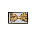 Extravagante Schmetterlingsbindung Mit Pailletten Gold