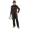 Benebelter Steampunk-Zeitreisender Herren