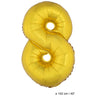 Ballon Nummer 8 Gold