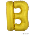 Letterballon B Gold