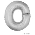 Briefballon O Silber