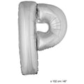 Briefballon P Silber