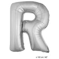 Briefballon R Silber
