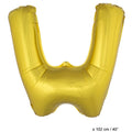 Letterballon W Gold
