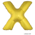 Briefballon X Gold