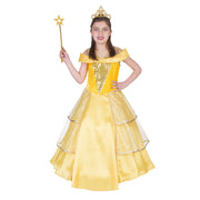 Op deze afbeelding zie je een Kostuums, van het merk Funny Fashion. Prinses Bella Mooiste Van Het Hof Meisje Kostuum