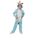 Seltenes Blaues Einhorn Kostüm für Kinder